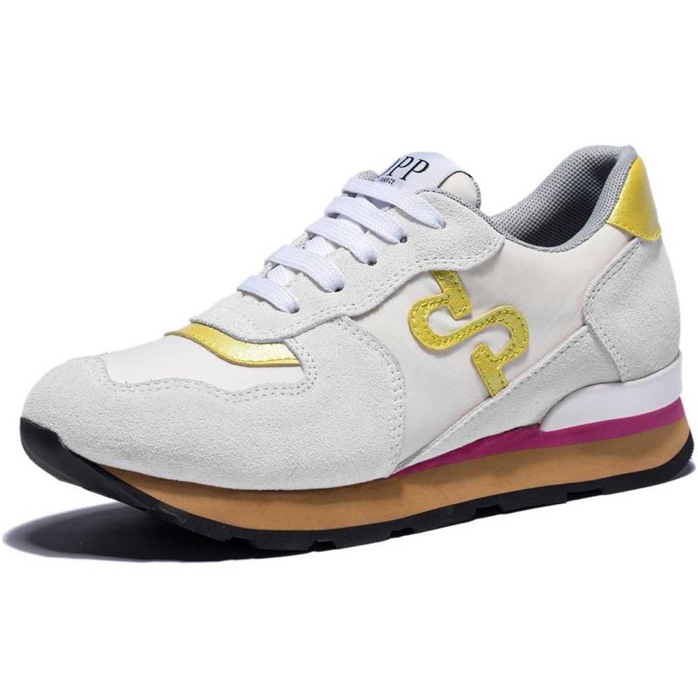 OPP Women Fashion Sneakers Casual Lace-up Suede Leather Athletic Tennis Sports
